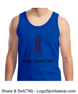 mens blue autism sleeveless Design Zoom